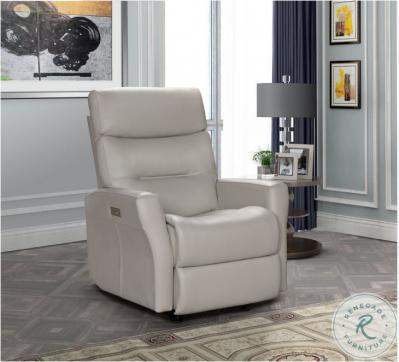 chainmar Barcalounger Leather Power Rocker Recliner